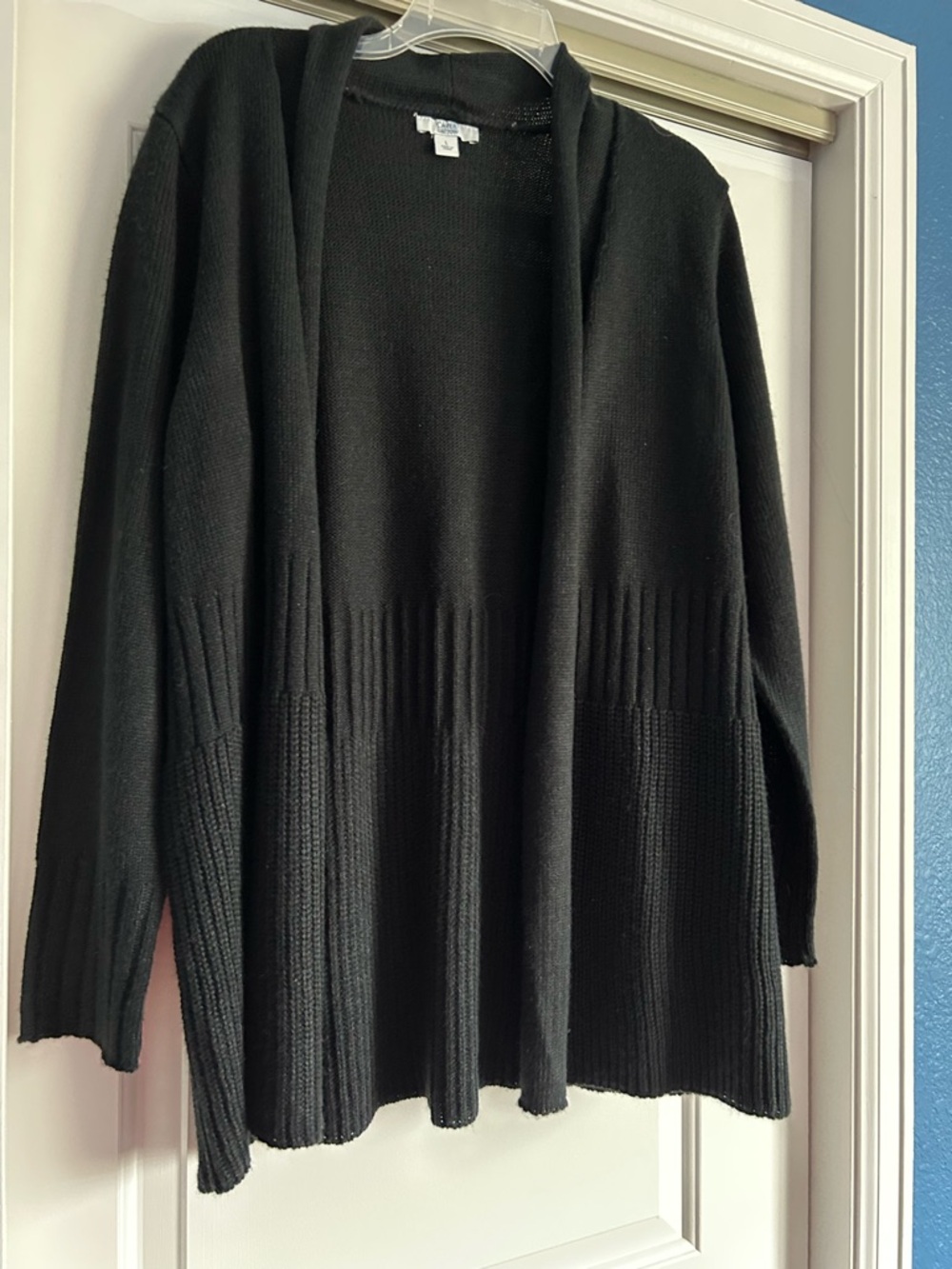 Croft and Barrow Open-Front Ribbed Cardigan